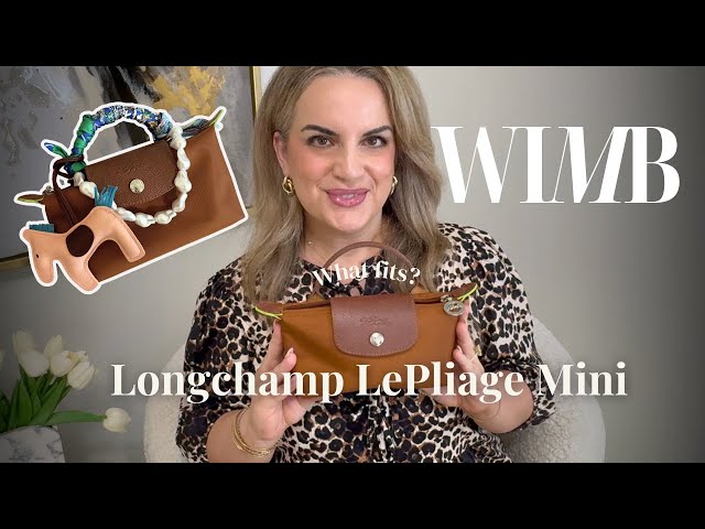 WIMB | Longchamp Le Pliage Mini Pouch! Review, crossbody & bag charms!