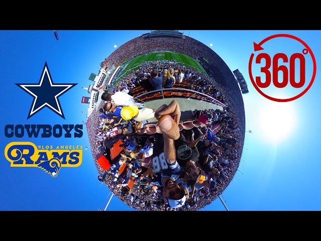 360° Dallas Cowboys  Touchdown vs. LA Rams at LA Coliseum | 360° Fan's Perspective