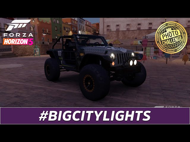 Forza Horizon 5 - #BIGCITYLIGHTS Photo Challenge #shorts