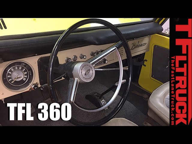 1968 Ford Bronco Interior: Virtual Reality TFL360 Tour