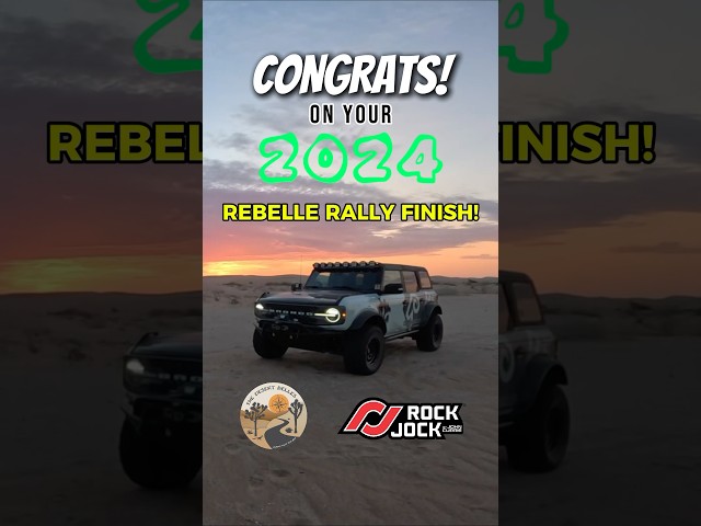 Congratulations to the Desert Belles team on completing the 9th annual Rebelle Rally!