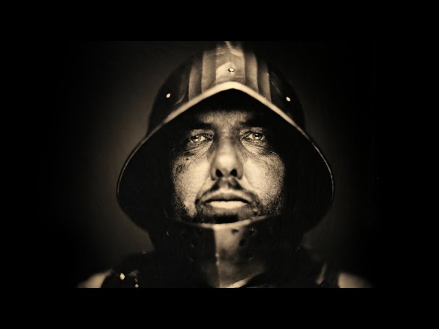 Shooting A Wetplate Portrait of a Medieval Knight Sword Fighter