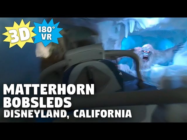 [3D VR] Disneyland - Matterhorn Ride (Comfort: Intense)