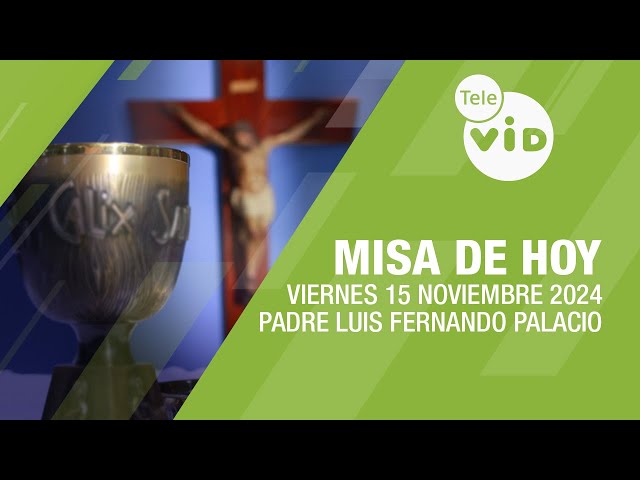 Misa de hoy ⛪ Viernes 15 Noviembre de 2024, Padre Luis Fernando Palacio #TeleVID #MisaDeHoy #Misa