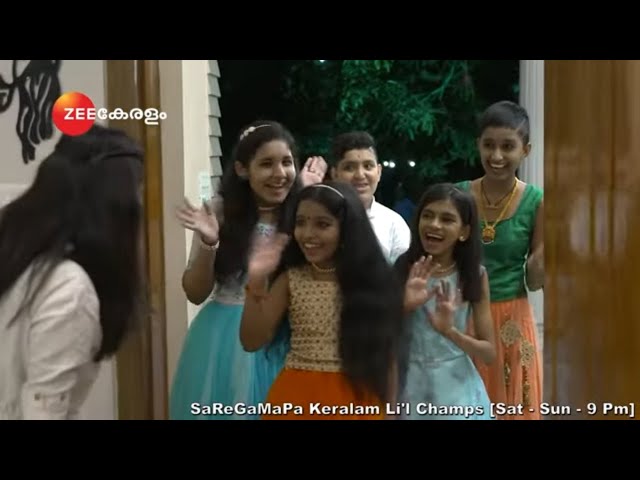 SaReGaMaPa Keralam Li’l Champs meet the Erivum Puliyum family | Zee Keralam