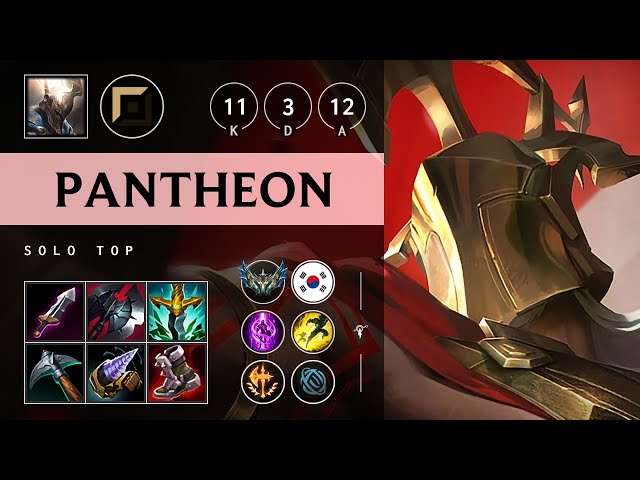 Pantheon Top vs Ambessa: Dominating - KR Challenger Patch 14.22