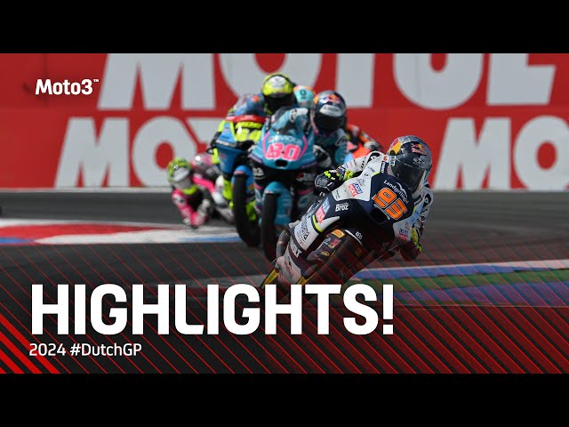 Moto3™ Race Highlights 🫢 | 2024 #DutchGP