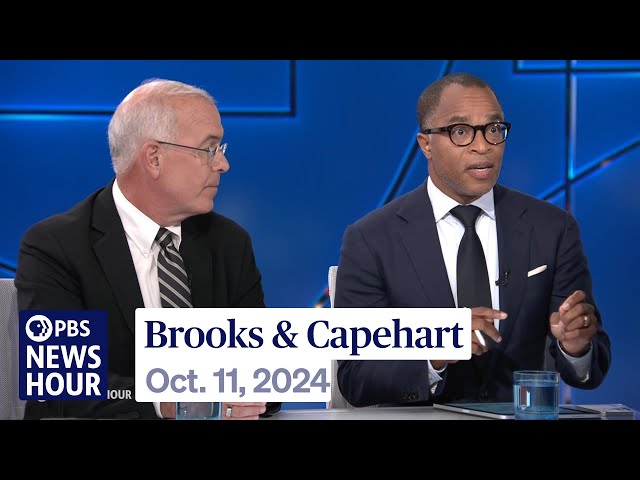 Brooks and Capehart on Democratic concerns about Harris' momentum