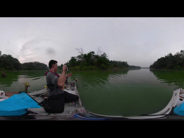 Gopro fusion 360 1st test fishing strike toman