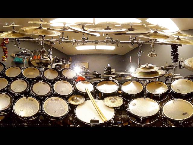 Terry Bozzio DW “Big Kit” 360 Panorama