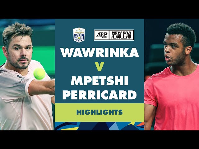 Stan Wawrinka vs Giovani Mpetshi Perricard Highlights | Rolex Shanghai Masters 2024