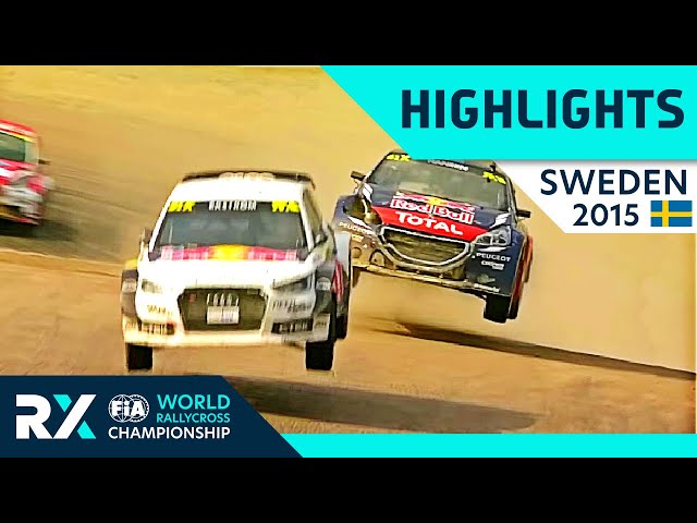 2015 Sweden RX Final Highlights - World RX Rallycross