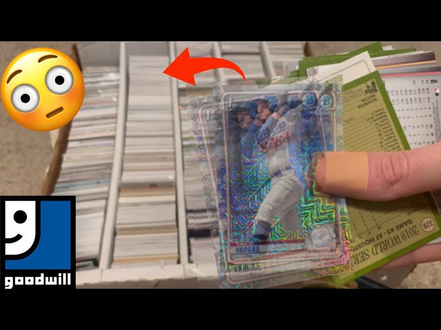 $25 BOX OF SPORTS CARDS FROM GOODWILL…WORTH IT?