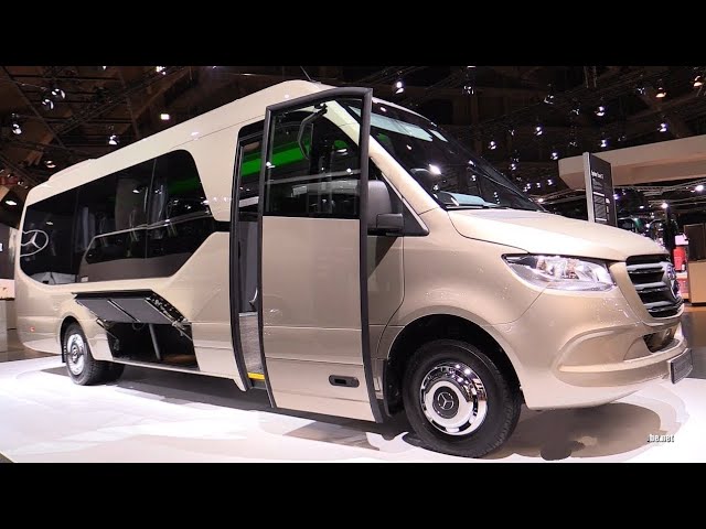 2023 Mercedes Sprinter Travel 75 18-Seat Passenger Van Interior and Exterior Details