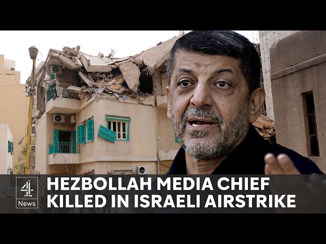 Israeli airstrike in central Beirut kills Hezbollah media chief