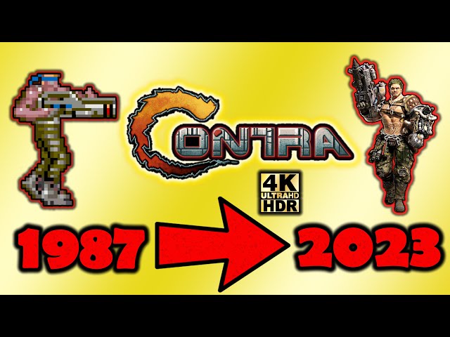 Evolution of Contra Games 1987-2023 in 4K HDR Max Settings!