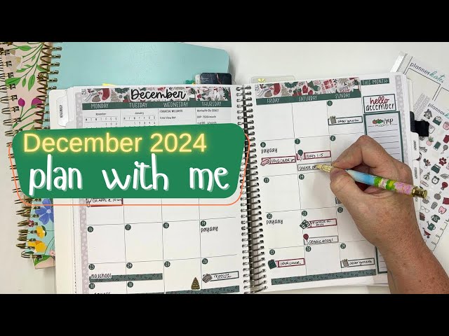 Plan With Me : Monthly - December 2024