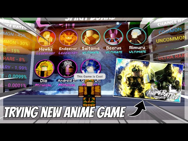 Trying a BRAND NEW Roblox Anime Game | Anime Battle Simulator |