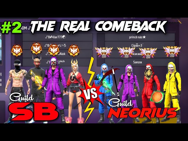 THE REAL COMEBACK! spar!! GUILD SB vs GUILD NEORIUS..!!