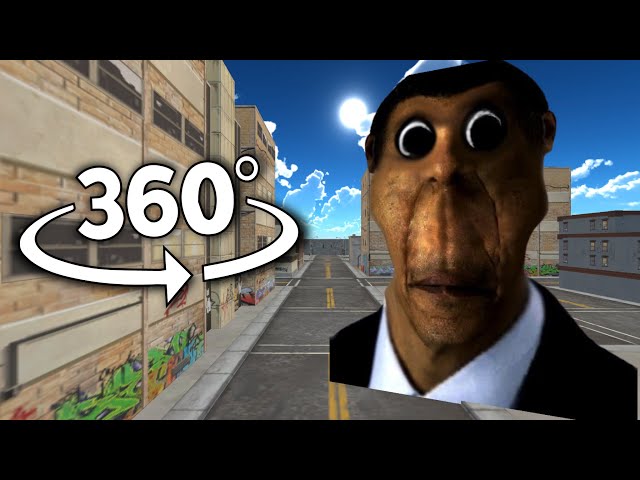 The Obunga chase you In Long City but it's 360 degree video