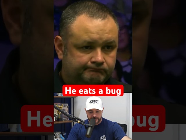 He ate a bug to get it out of the way, a breakdown #snooker #bug #gross #sports