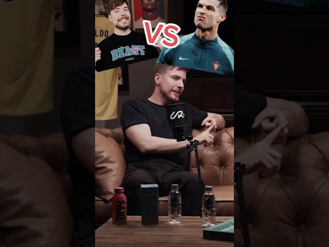 🥵🥴Cristiano Ronaldo and Mr. Beast meet. #shorts #trending #trend #trendingshorts #cr7 #mrbeast #edit