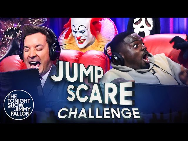 Jump Scare Challenge with Daniel Kaluuya | The Tonight Show Starring Jimmy Fallon