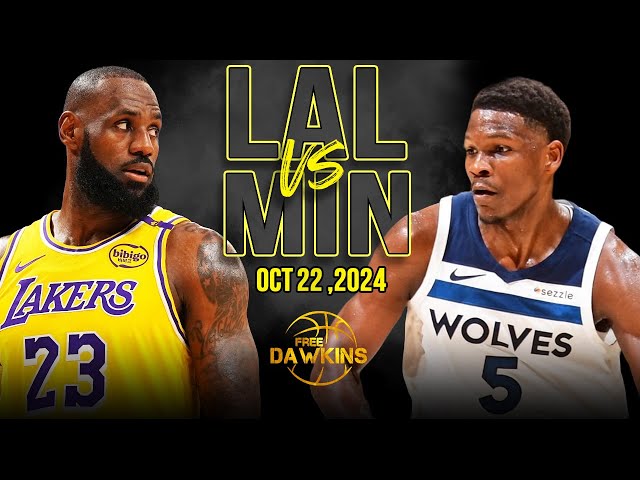 Los Angeles Lakers vs Minnesota Timberwolves Full Game Highlights | October 22, 2024 | FreeDawkins