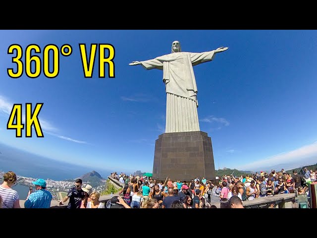 【VR360度動画 4K】コルコバードのキリスト像（ブラジルのリオデジャネイロ）