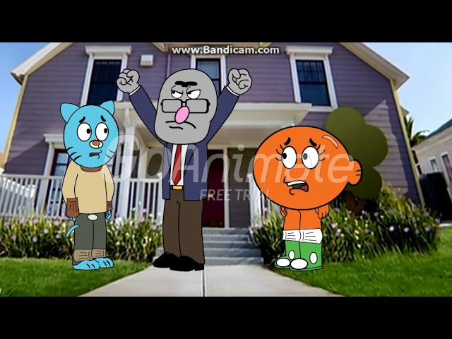 Gumball and Darwin annoy Mr. Robinson and they Gets Grounded