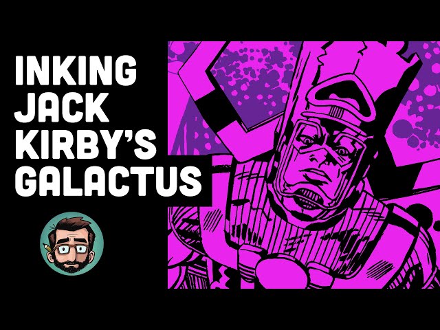 How To Ink: Galactus by Jack Kirby #marvel #galactus #inking