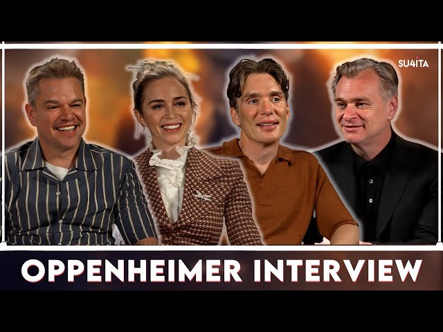 Oppenheimer Interview | Sucharita | Christopher Nolan, Cillian Murphy | Matt Damon, Emily Blunt