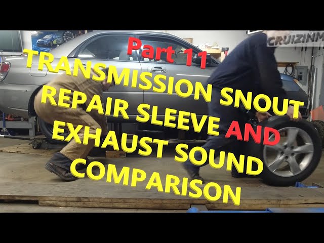 Subaru Ice Racing Autocross budget build part 11 snout sleeve repair kit