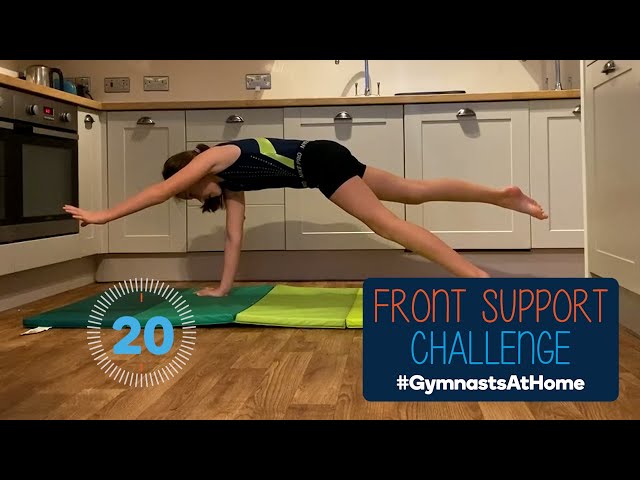 #GymnastsAtHome Front Support Challenge