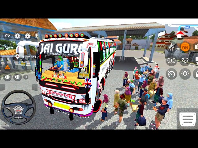 💥Bus Simulator Commonclub Off Road Lighting  New Map Banyuwangin Android Game Video