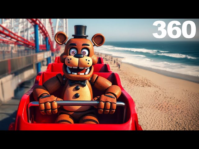 1 Minute Timer Roller Coaster with Freddy Fazbear FNAF 360