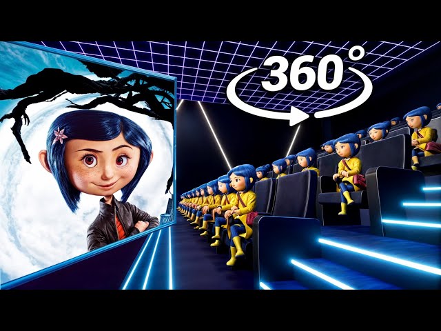 Coraline All Movie Clips  360° - CINEMA HALL | 4K VR 360 Video