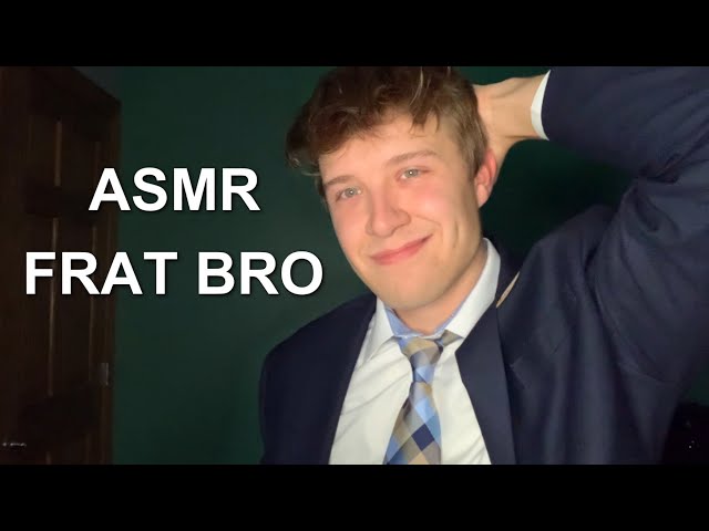 ASMR frat bro becomes president 🤵🏼 (soft spoken, whispered)