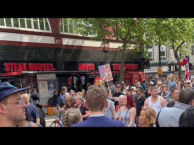 Live Anti-Lockdown Covid Protest in London-May 29th 2021