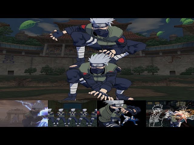 Naruto Clash Of Ninja 2 All Sharingan Kakashi Copied Jutsus 1080p 60 FPS