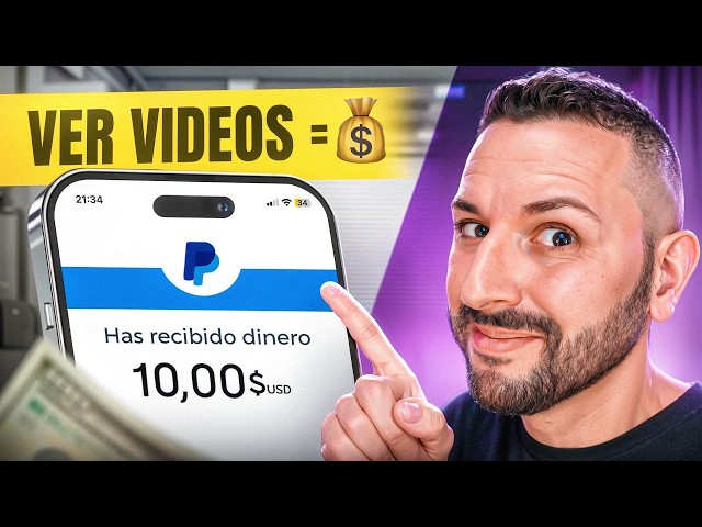 $10 VIENDO VIDEOS!✔️La Mejor App para GANAR Dinero en PayPal DESDE CASA 2024