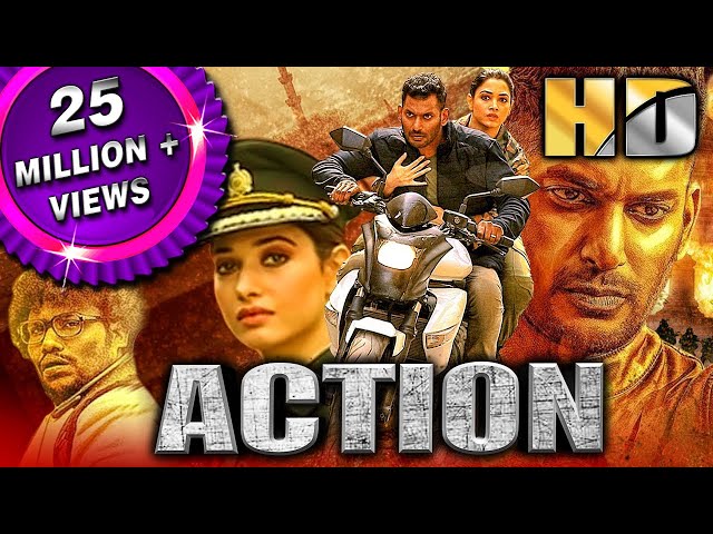 एक्शन (HD) - विशाल की धमाकेदार एक्शन मूवी | तमन्ना भाटिया | Vishal Superhit South Dubbed Movie