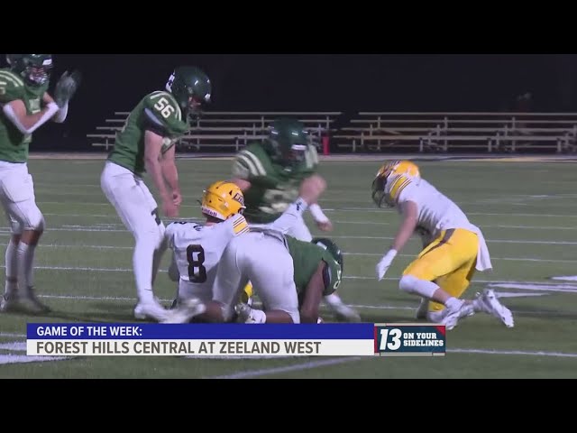 13 On Your Sidelines Game of the Week: Zeeland West vs. Forest Hills Central