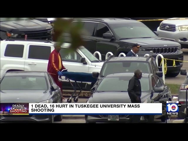 1 killed, 16 injured in mass shooting at Tuskegee University in Alabama