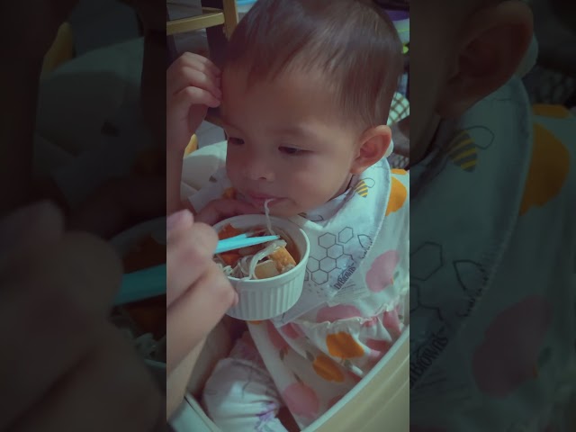 #Baby Climbs for Food