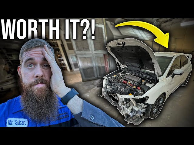 I BOUGHT A WRECKED 2017 STI FOR ONLY $7,000! HOW BAD IS IT?! CLEAN TITLE!