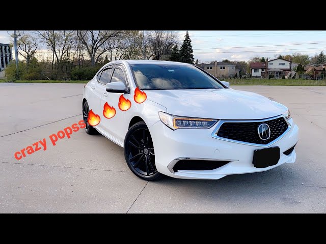 2020 Acura TLX Review with muffler and resonator delete. Super Loud‼‼