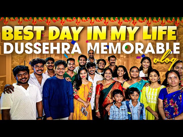 Best Day In my life 😍♥️ Dussehra celebrations with my team Special Vlog || Allari Aarathi Videos