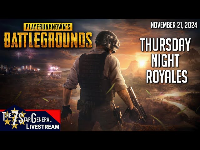 PUBG: Battlegrounds Friday Night Royale | November 21, 2024 Livestream