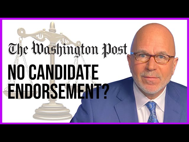 Do you agree with the Washington Post’s decision to forgo endorsing a presidential candidate?